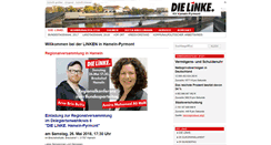 Desktop Screenshot of dielinke-hameln.de